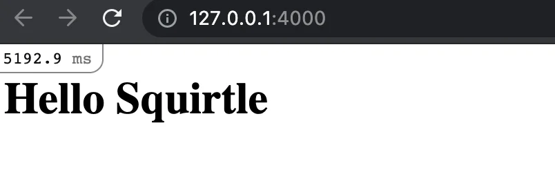 Rails test home page